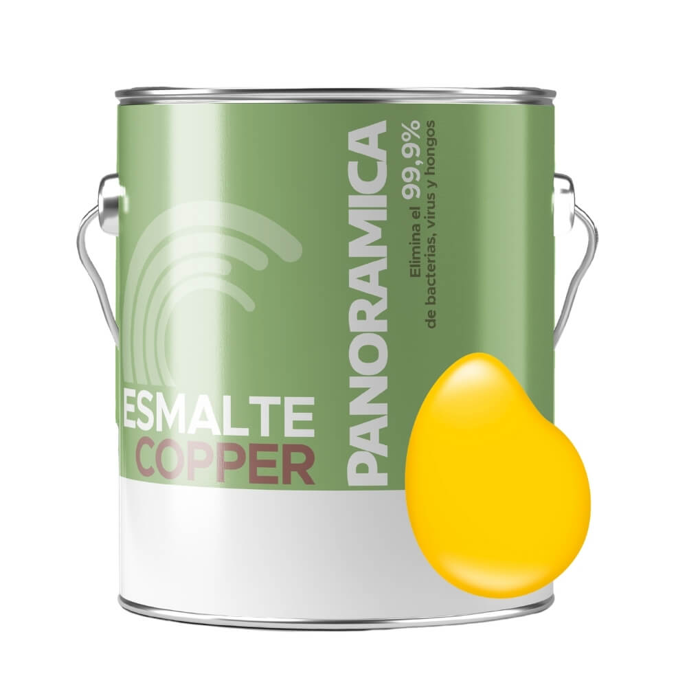 Esmalte al agua Copper Amarillo intenso 1