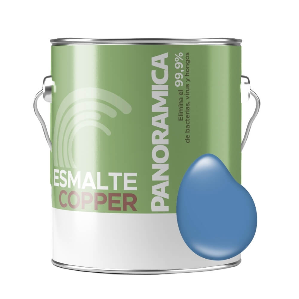 Esmalte al agua Copper Azul profundo