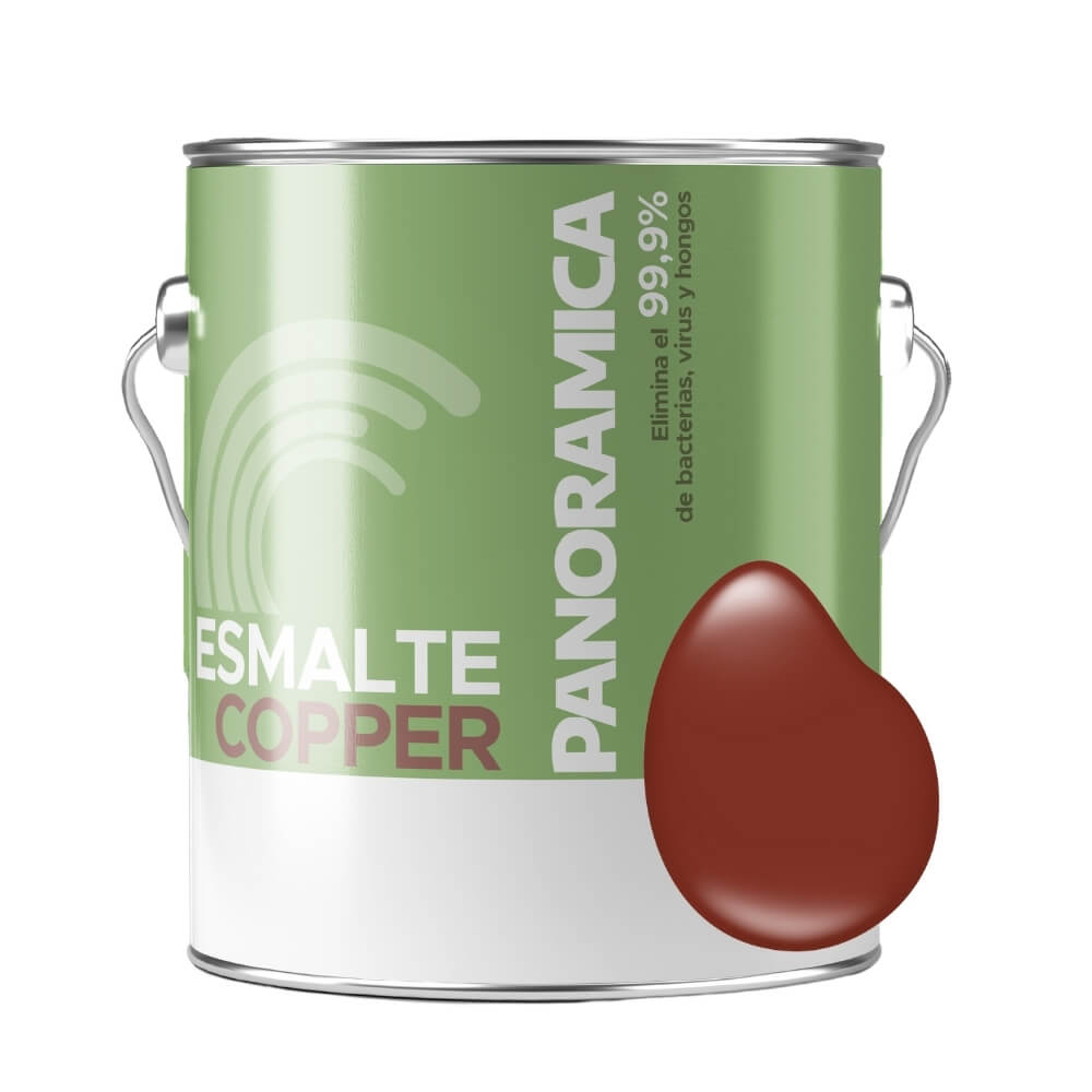 Esmalte al agua Copper Café rojizo oscuro