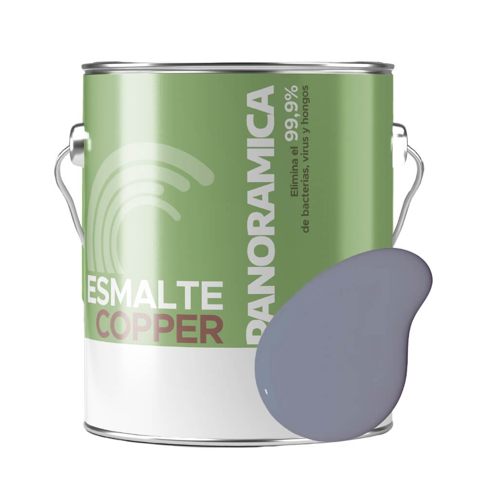 Esmalte al agua Copper Gris azulado