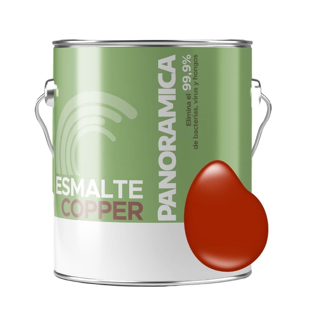 Esmalte al agua Copper Rojo óxido