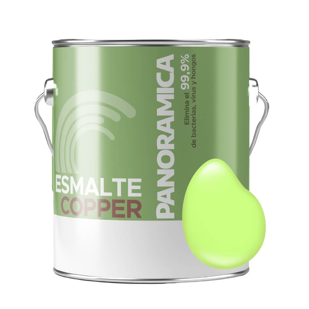 Esmalte al agua Copper Verde Neón
