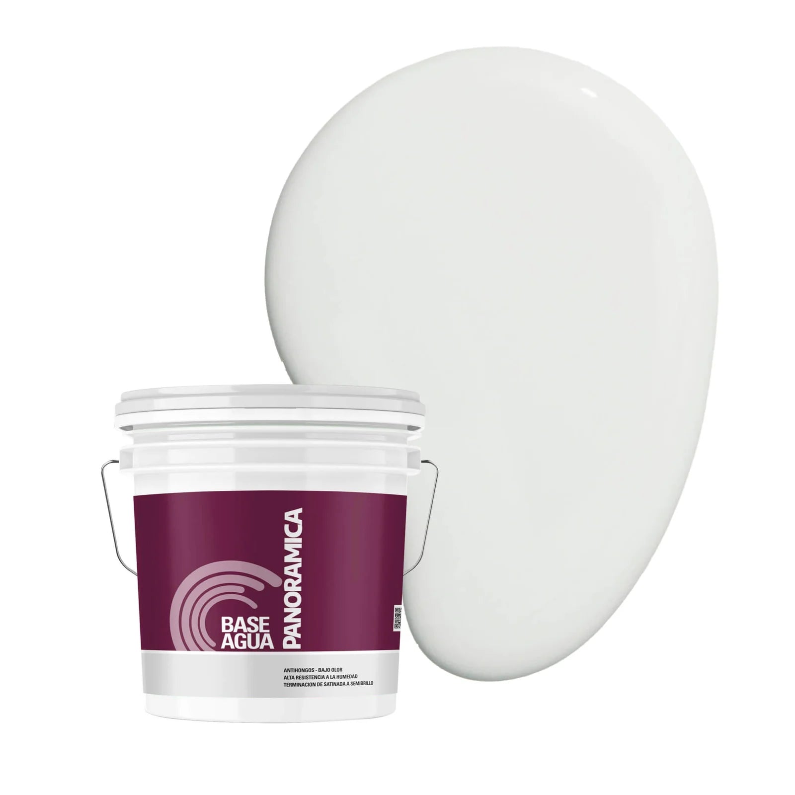 Esmalte al agua construcción balde Blanco