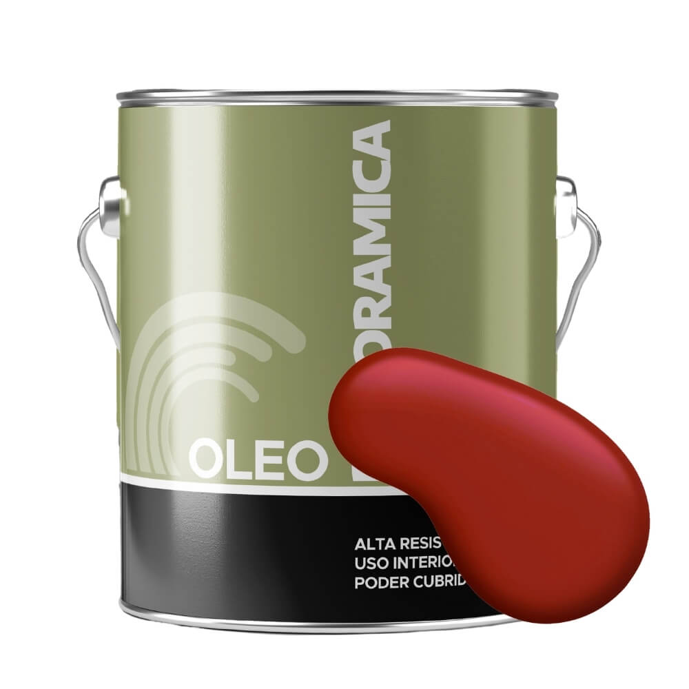 Oleo Brillante Rojo vibrante