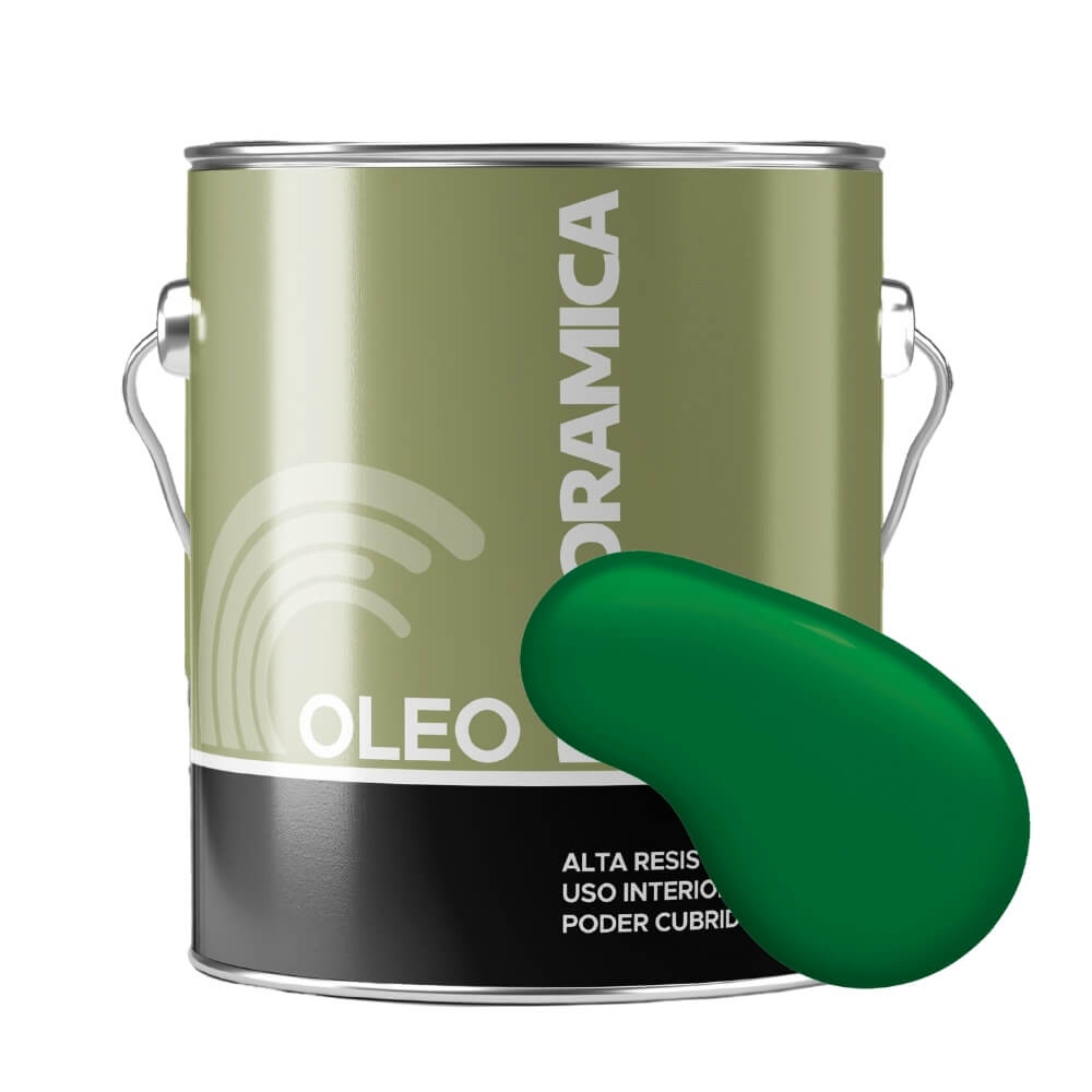 Oleo Brillante Verde intenso