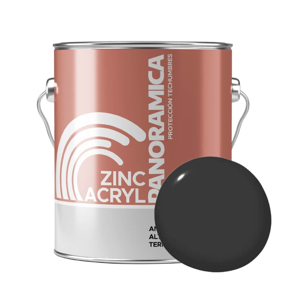 Pintura para techos de Zinc y Galvanizados Gris